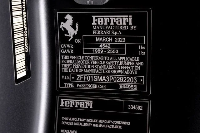 Certified Used 2023 Grigio 812S Opaco Ferrari  image 64
