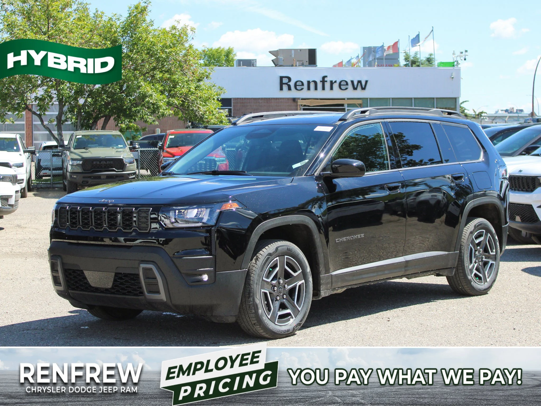 New 2026 Black Jeep Laredo * Hybrid image 1