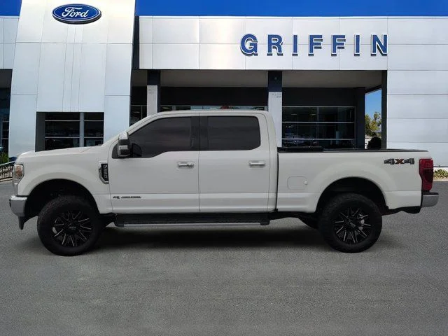 Used 2022 White Metallic Ford Lariat image 10