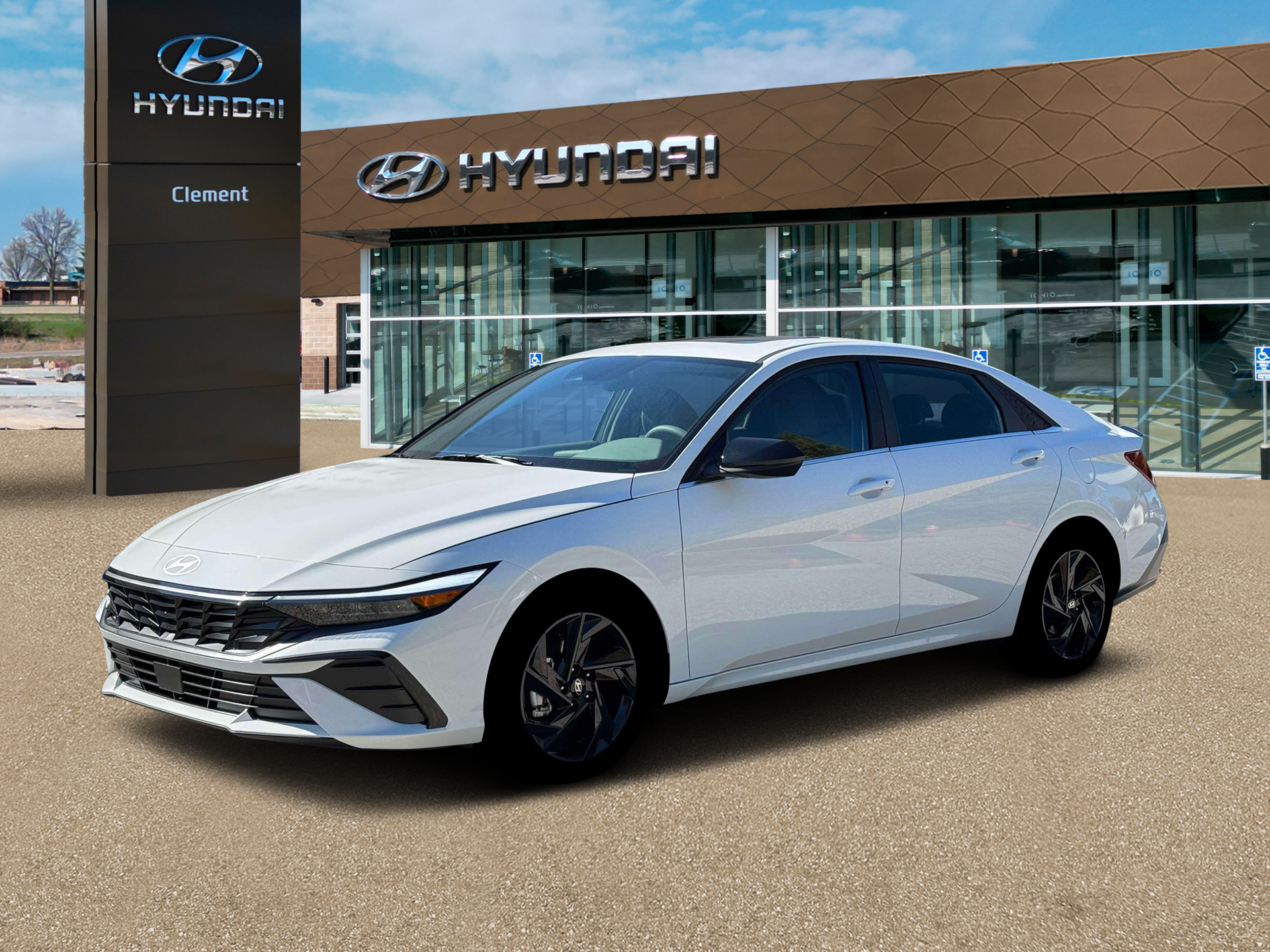 New 2026 White Hyundai SEL Sport image 2
