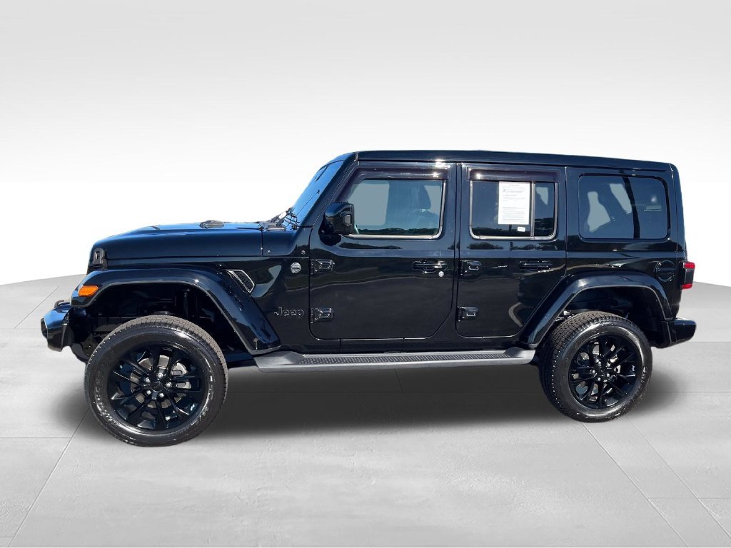 Used 2021 Black Jeep Unlimited Sahara High Altitude image 2