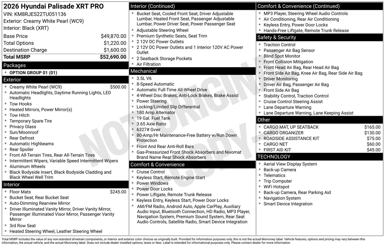 2026 Hyundai Palisade XRT Pro - Photo 8