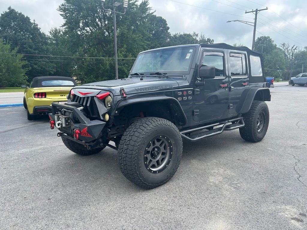 Used 2017 Jeep Wrangler Unlimited Sport with VIN 1C4BJWDG9HL689028 for sale in Tipton, IN
