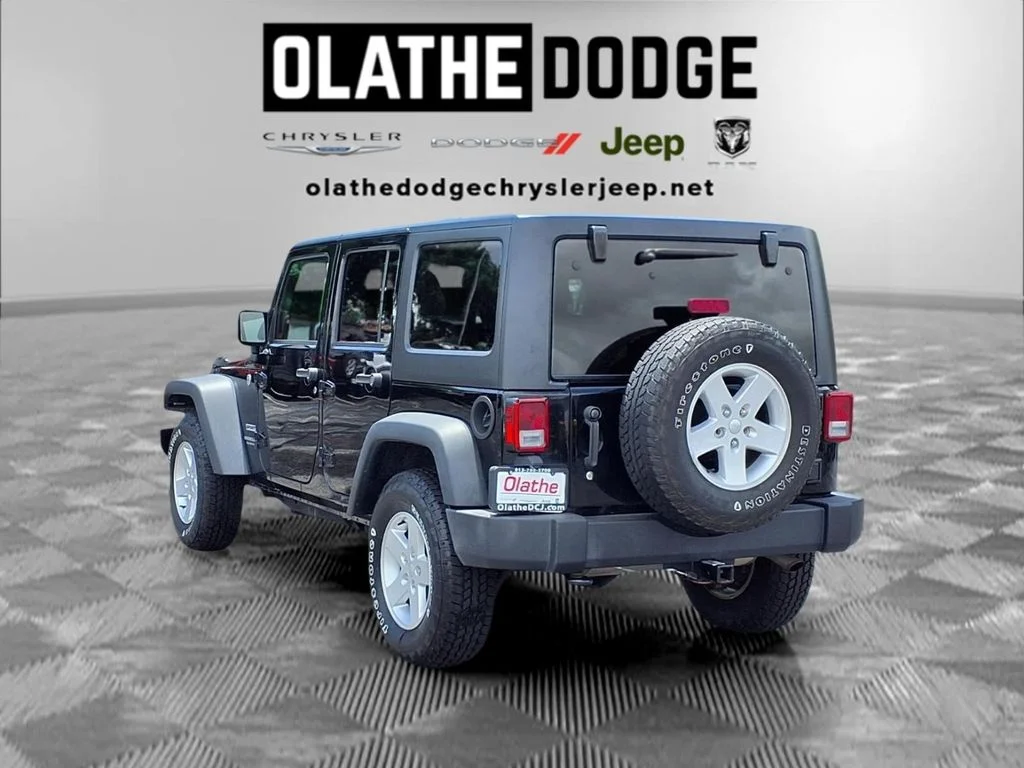 Certified Used 2017 Black Jeep Unlimited Sport image 3