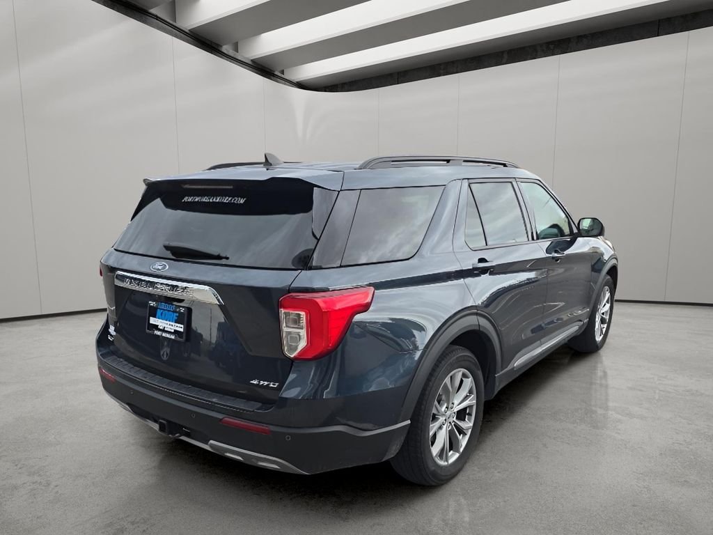 Used 2022 Stone Blue Metallic Ford XLT image 6