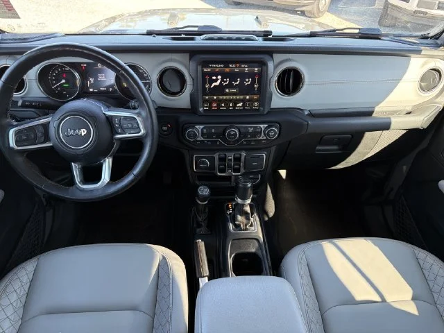 Used 2022 Gray Jeep Unlimited Sahara 4xe image 11