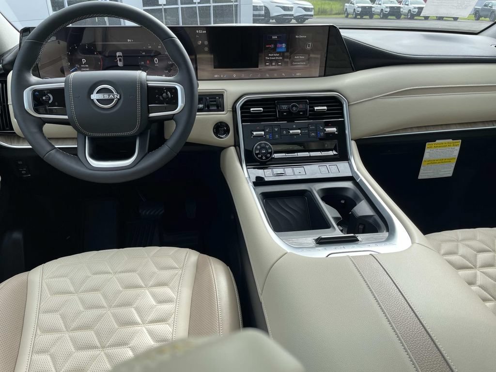 New 2026 Everest White TriCoat / Super Black Two-tone Nissan Platinum Reserve image 2