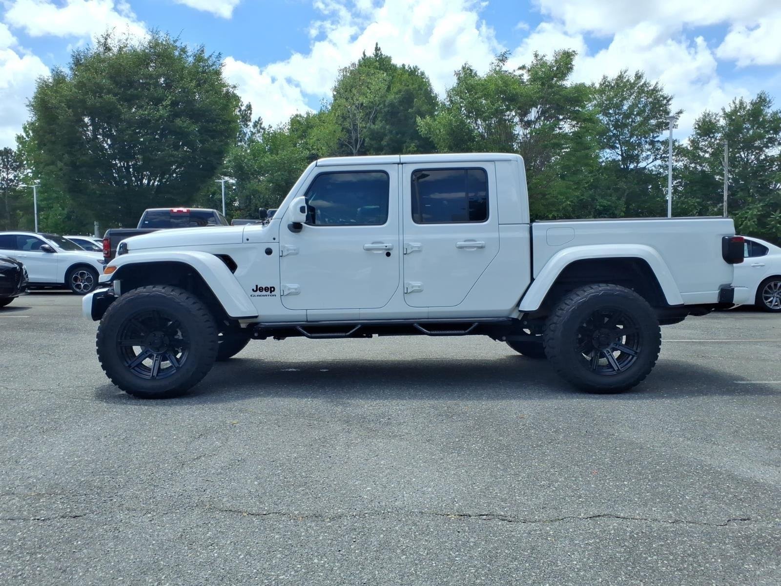 Used 2021 Bright White Clearcoat Jeep High Altitude image 3