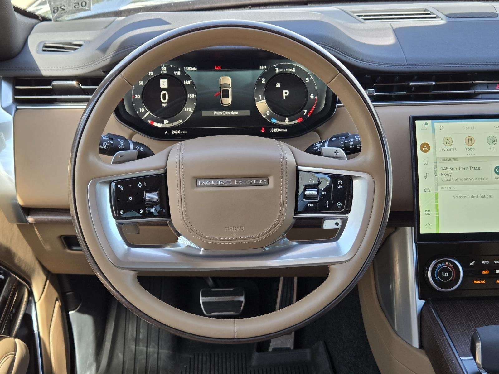 Used 2023 Santorini Black Metallic Land Rover SE image 34