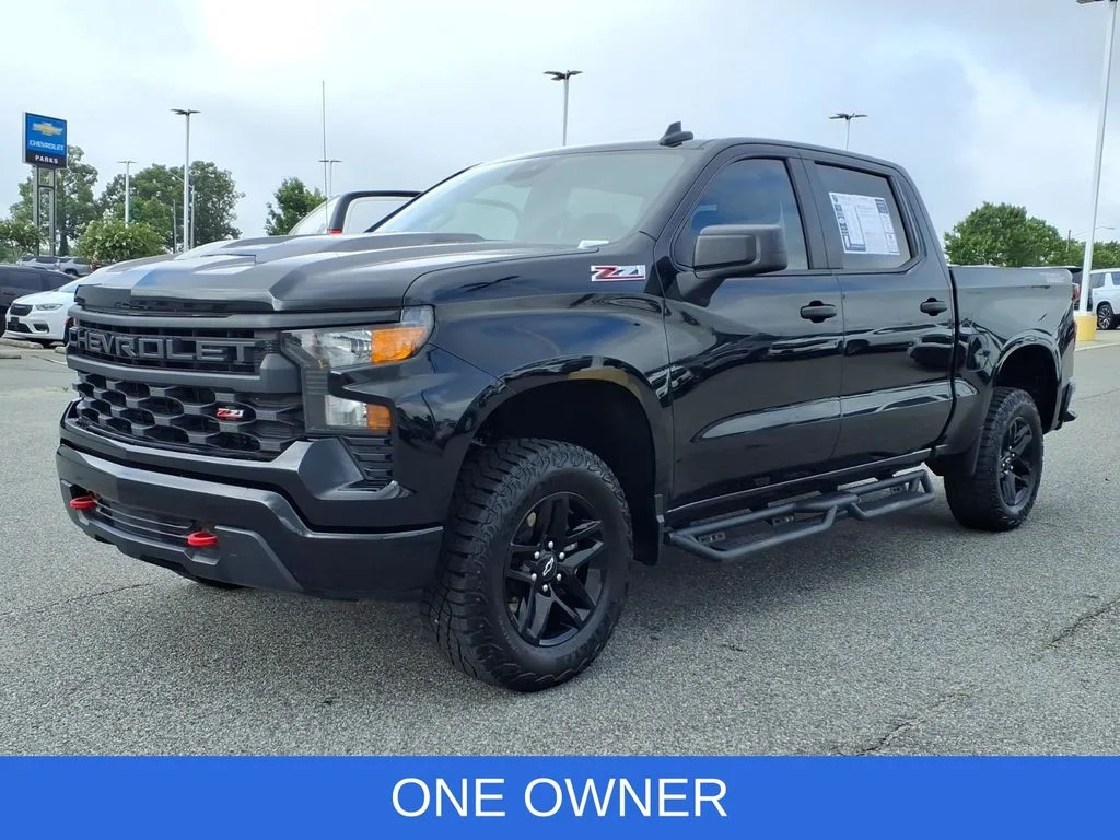 Certified Used 2024 Black Chevrolet Custom Trail Boss image 3