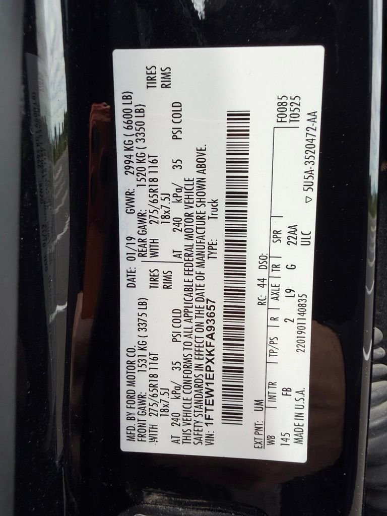 Used 2019 Black Ford XLT image 16