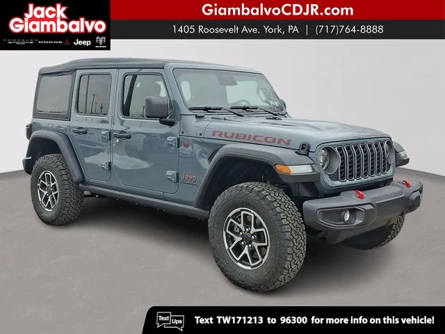 New 2026 Gray Jeep Rubicon image 1