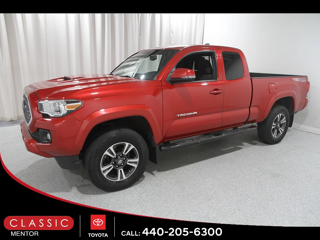 Certified Used 2019 Barcelona Red Metallic Toyota TRD Sport image 3