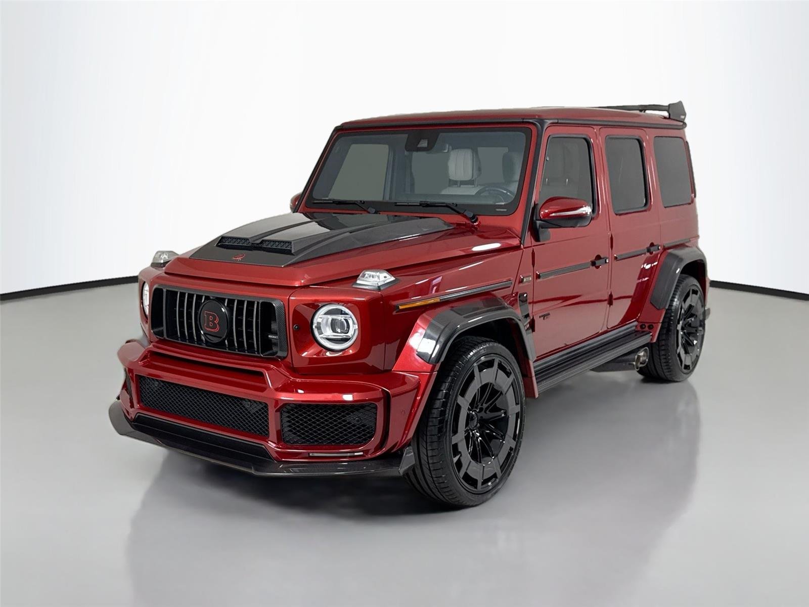 Used 2021 designo Cardinal Red Metallic Mercedes-Benz AMG® G 63 | Brabus Widebody image 10