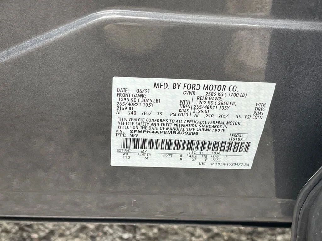 Used 2021 Carbonized Gray Metallic Ford ST image 40