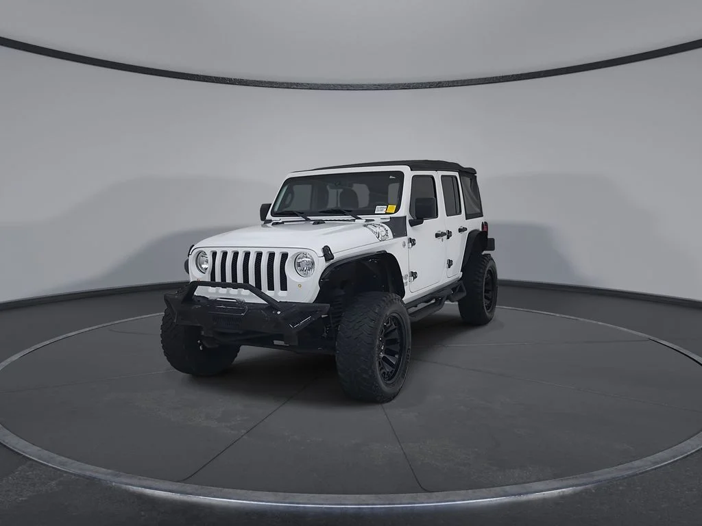 Used 2018 White Jeep Unlimited Sport image 6