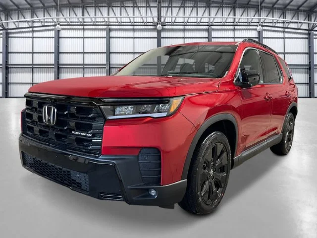 New 2026 Radiant Red Metallic II Honda AWD Black Edition image 1