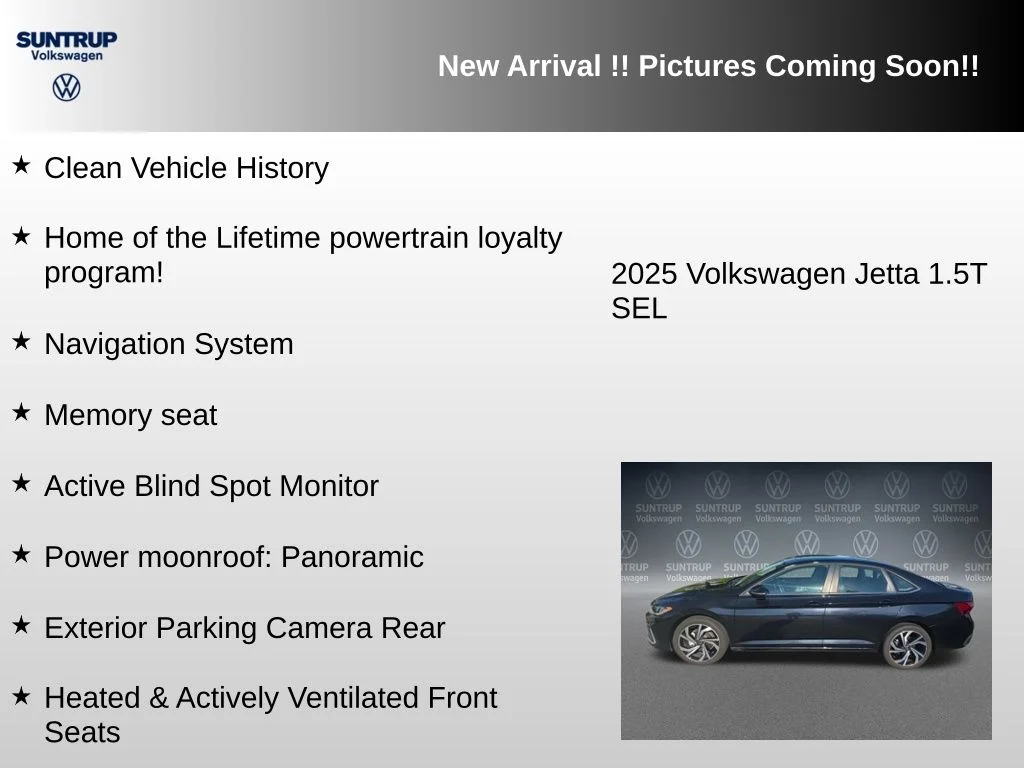 Used 2025 Black Volkswagen 1.5T SEL image 5