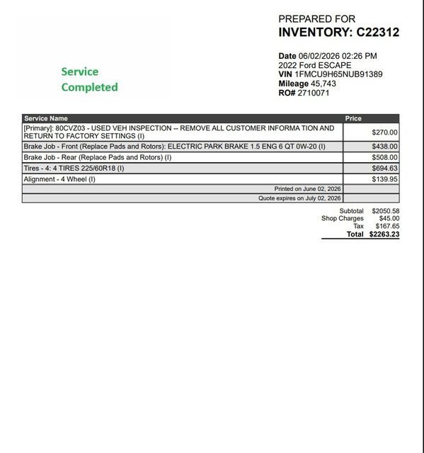 Used 2022 Gray Ford SEL image 34