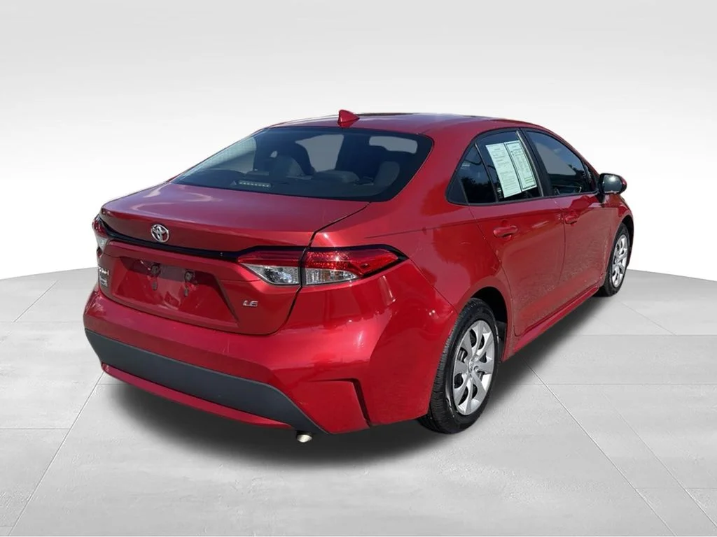 Used 2021 Red Toyota LE image 5