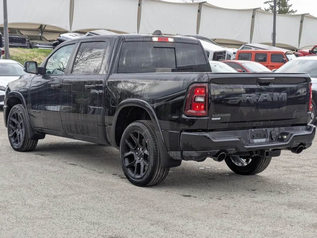 New 2026 Black RAM Laramie - - Twin Turbo - 22 Black Wheels - 14.4 Screen - Harman/Kardon - Pano Sunroof & More! image 6