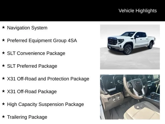 New 2026 Summit White GMC SLT image 8