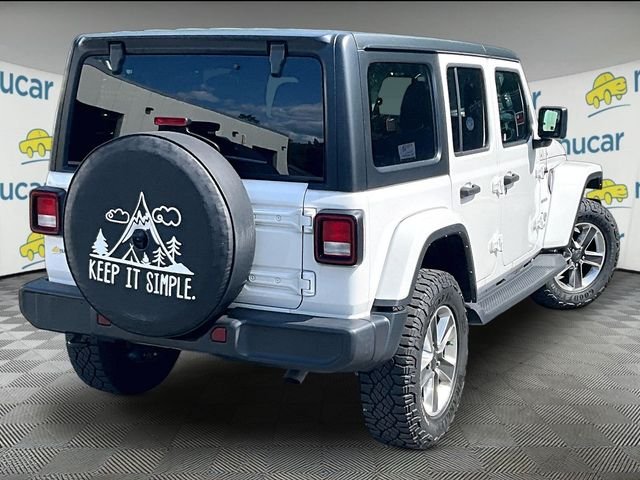 Used 2022 White Jeep Unlimited Sahara image 13