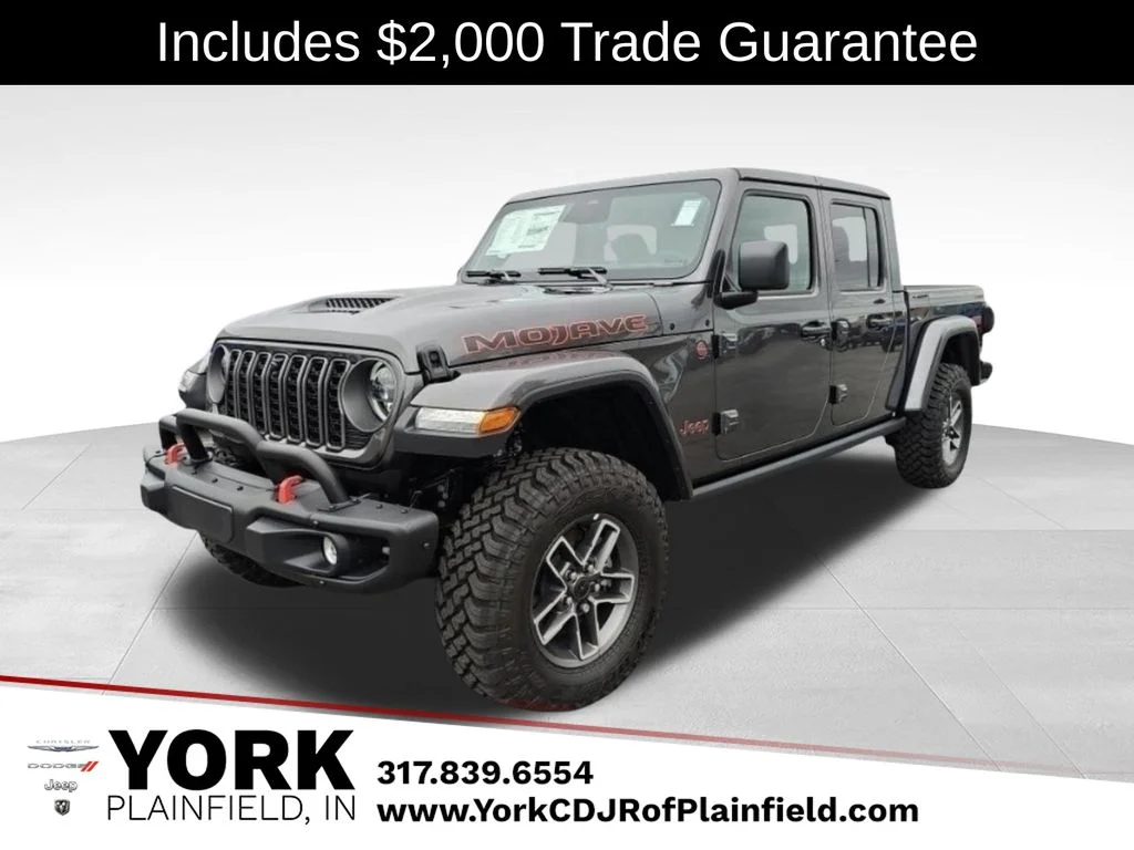 New 2026 Granite Crystal Metallic Clear-Coat Exterior Paint Jeep Mojave X image 1