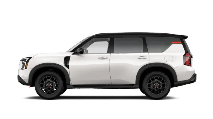 New 2027 Aspen White Tricoat   Super Black Two-Tone Nissan PRO-4XÂ® Premium image 1