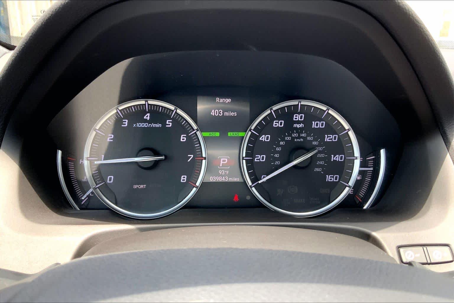 Used 2020 Lunar Silver Metallic Acura w/Technology Pkg image 24