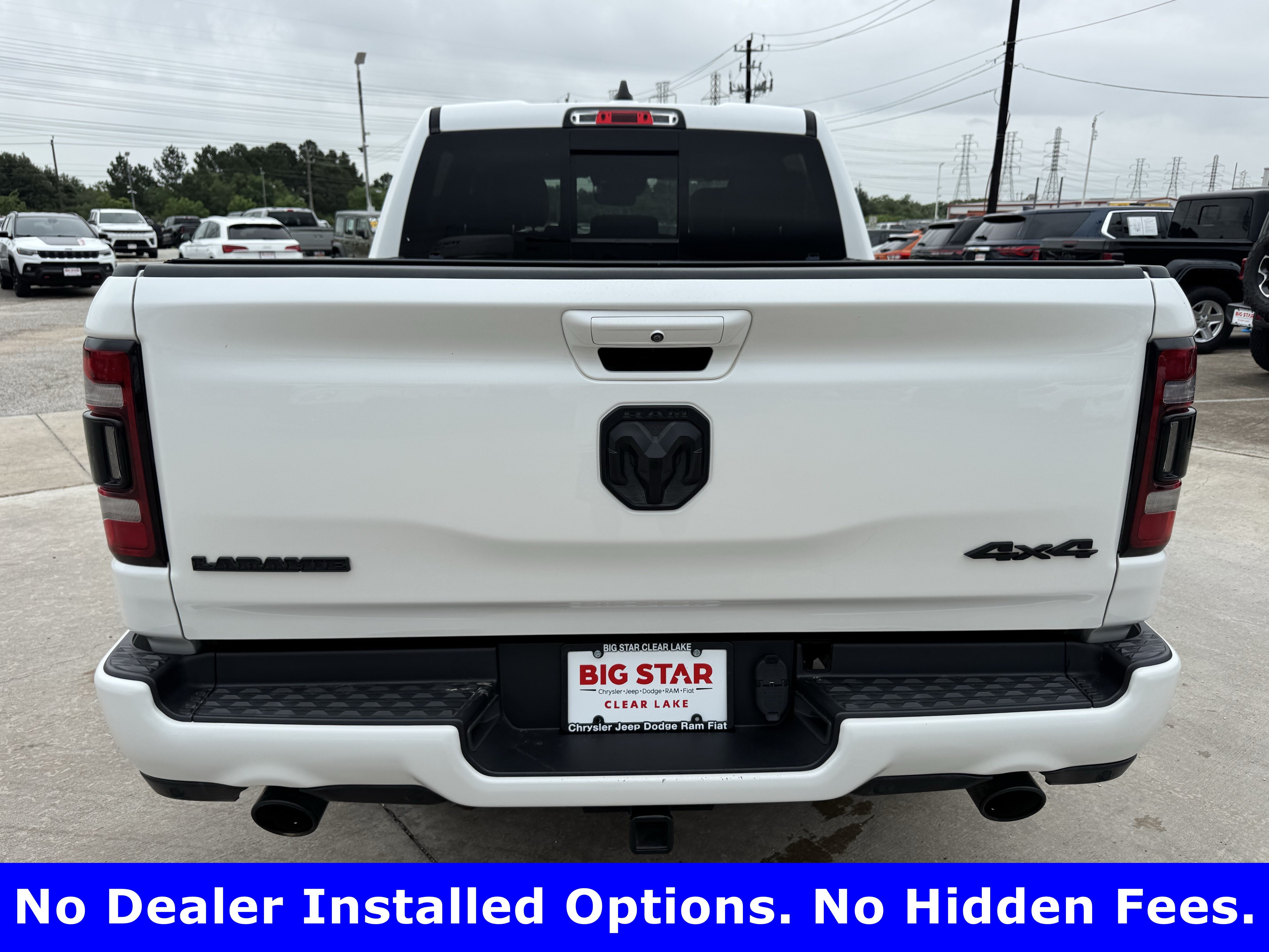 Used 2021 Ivory White Tri-Coat Pearlcoat Ram Laramie image 6