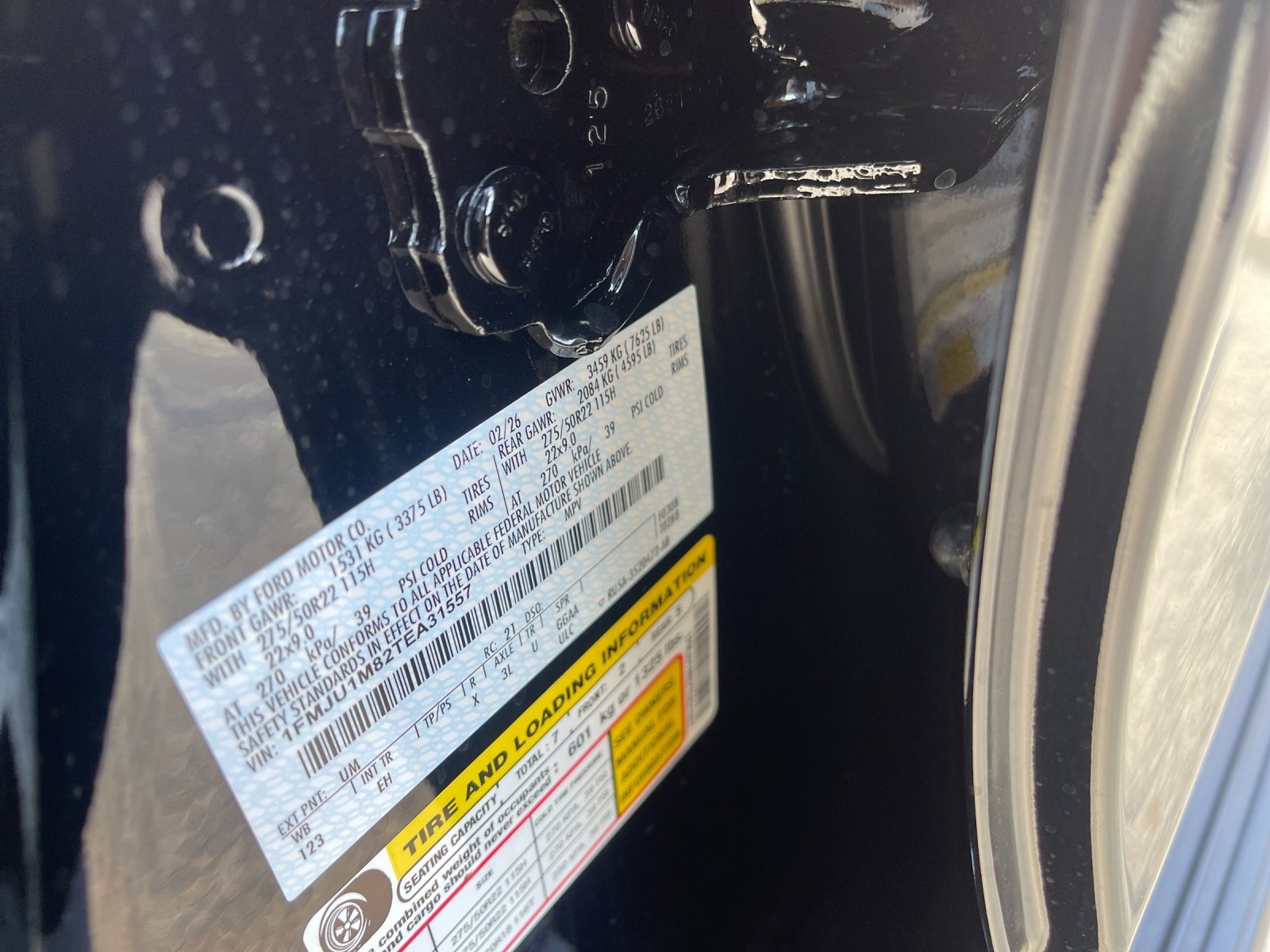 New 2026 Agate Black Metallic Ford Platinum® image 33