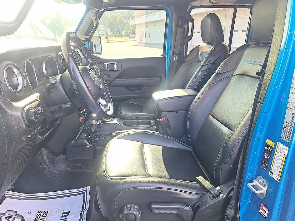 Used 2021 Hydro Blue Pearlcoat Jeep Unlimited Rubicon image 11