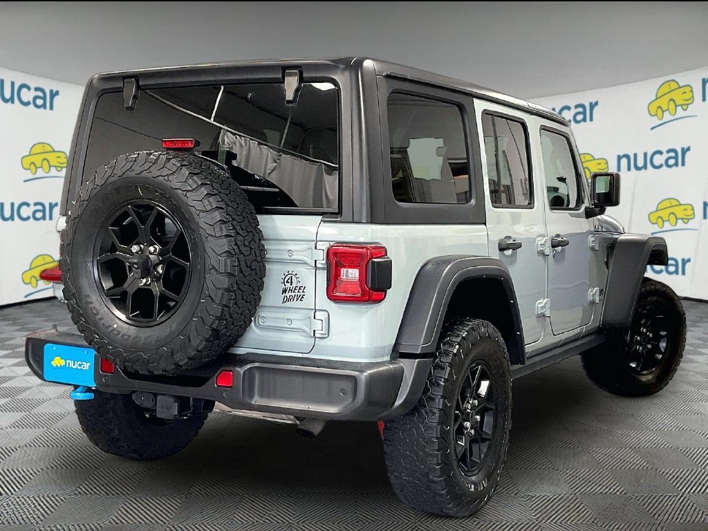 Used 2024 Gray Jeep Willys 4xe image 6