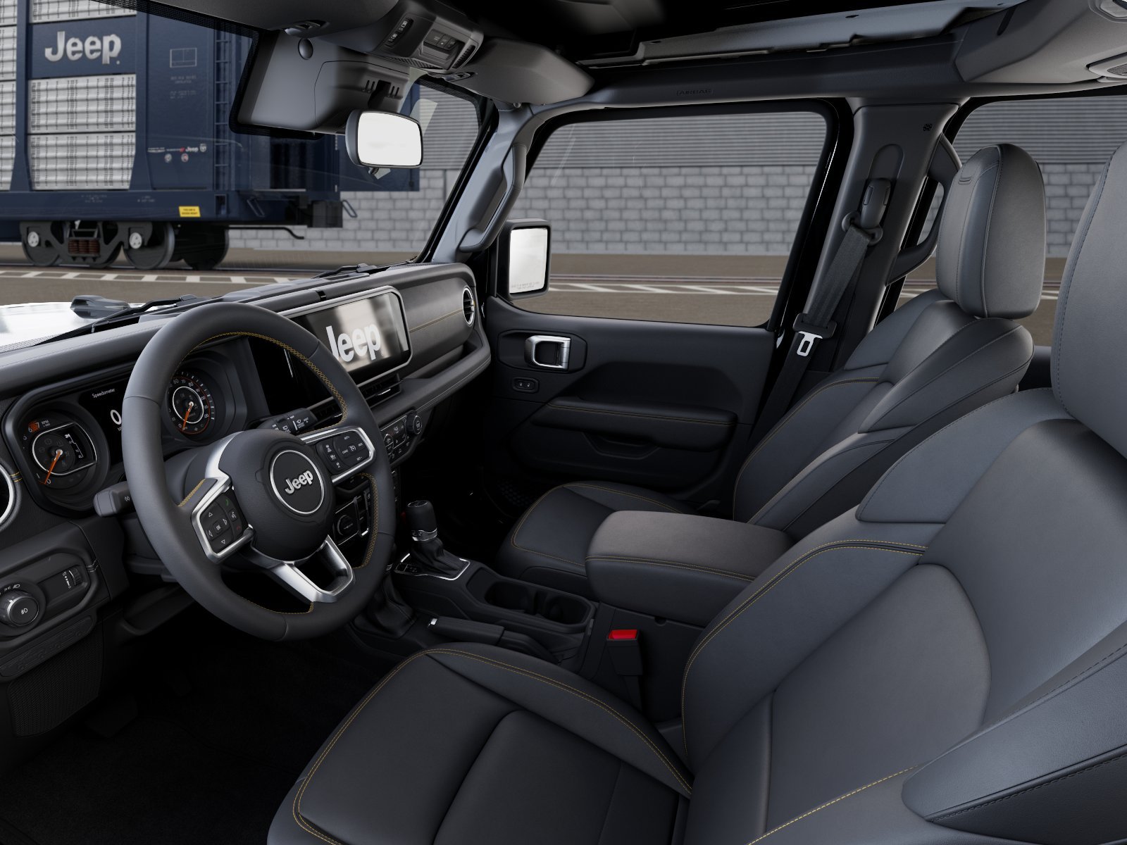 New 2027 Black Clear-Coat Paint Jeep Sahara image 48