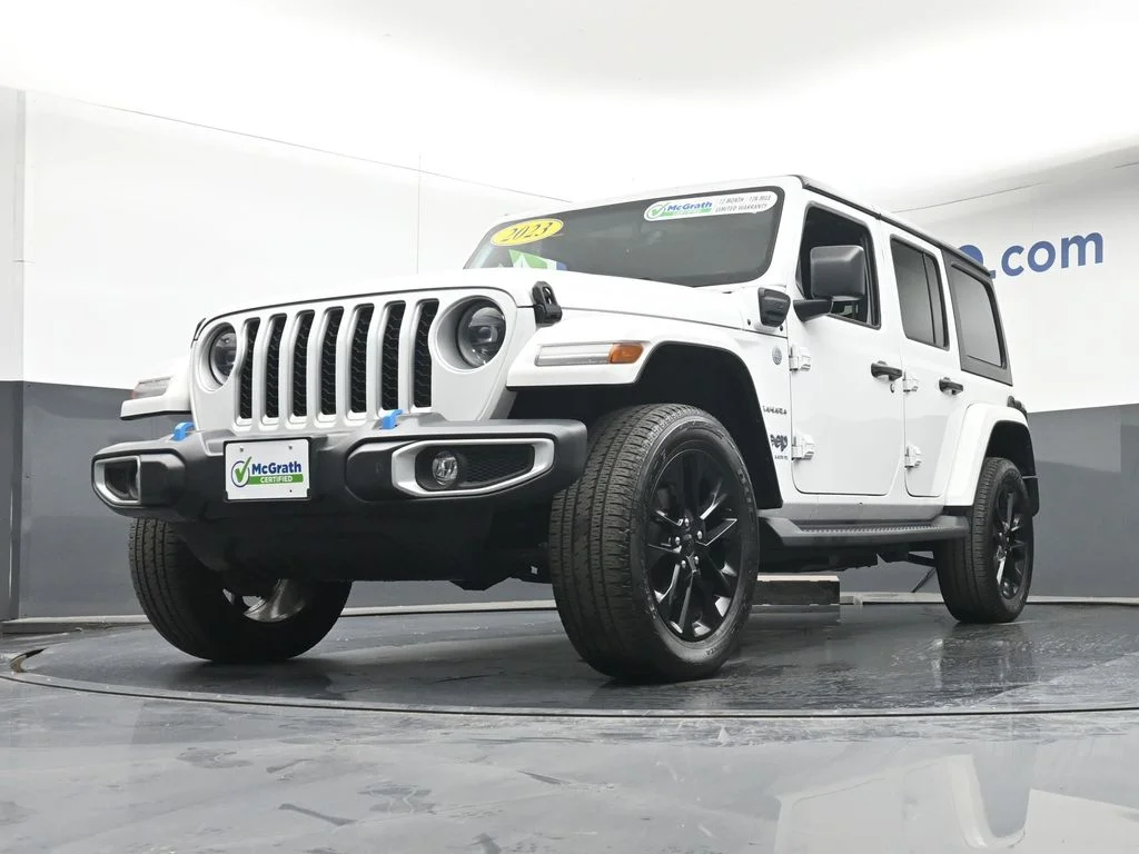 Certified Used 2023 White Jeep Sahara 4xe image 7