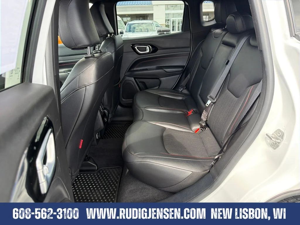 Used 2025 Bright White Clearcoat Jeep Trailhawk image 23