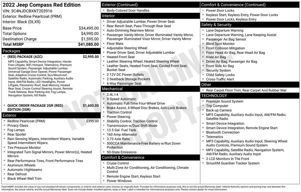 Used 2022 Red Jeep Limited image 38