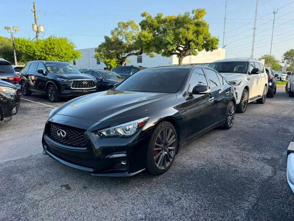 Used 2023 Black INFINITI Red Sport 400 image 1