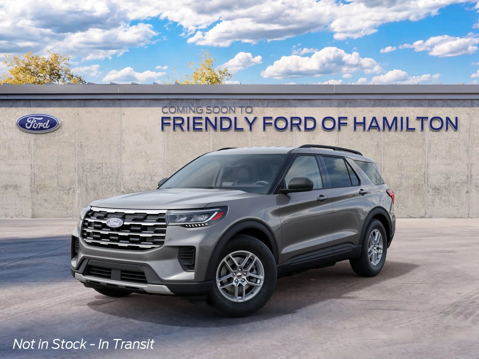 New 2027 Carbonized Gray Metallic Ford Active image 2