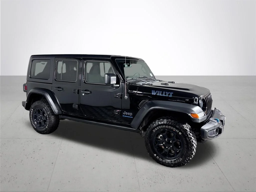 Used 2023 Black Jeep Willys 4xe image 4