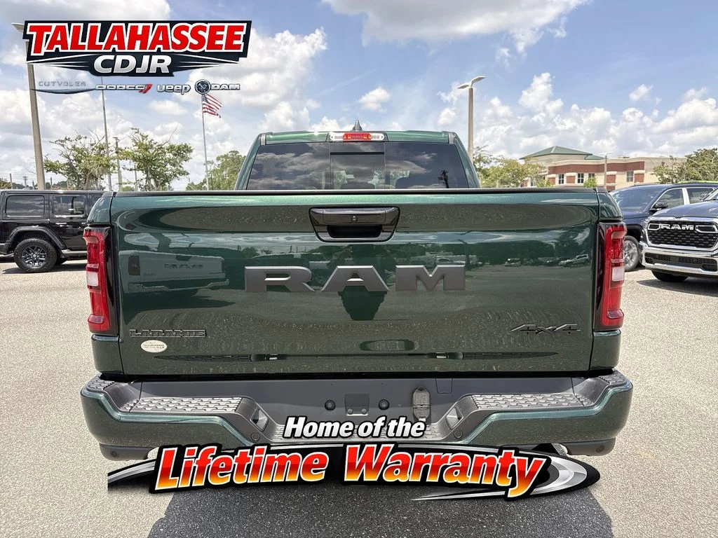 New 2026 Serrano-Green Metallic Exterior Paint RAM Laramie image 4