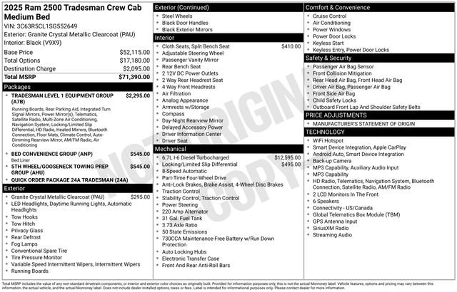 2025 RAM 2500 Tradesman - Photo 15