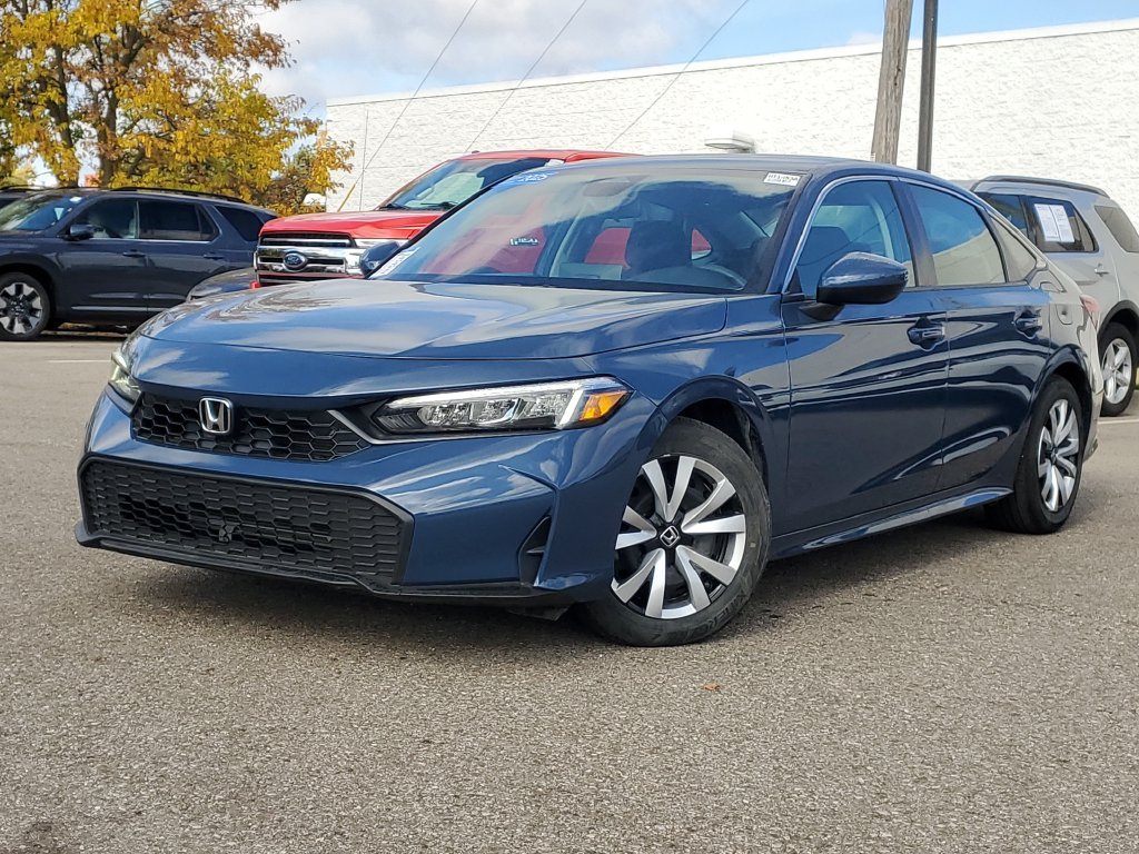 Certified Used 2025 Blue Lagoon Pearl Honda 4D LX image 1