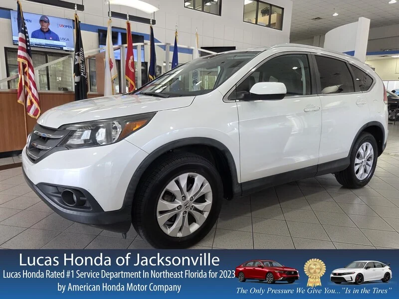 Used 2013 White Honda AWD 5DR EX-L image 1