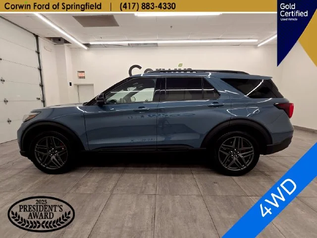 Certified Used 2025 Vapor Blue Ford ST image 2