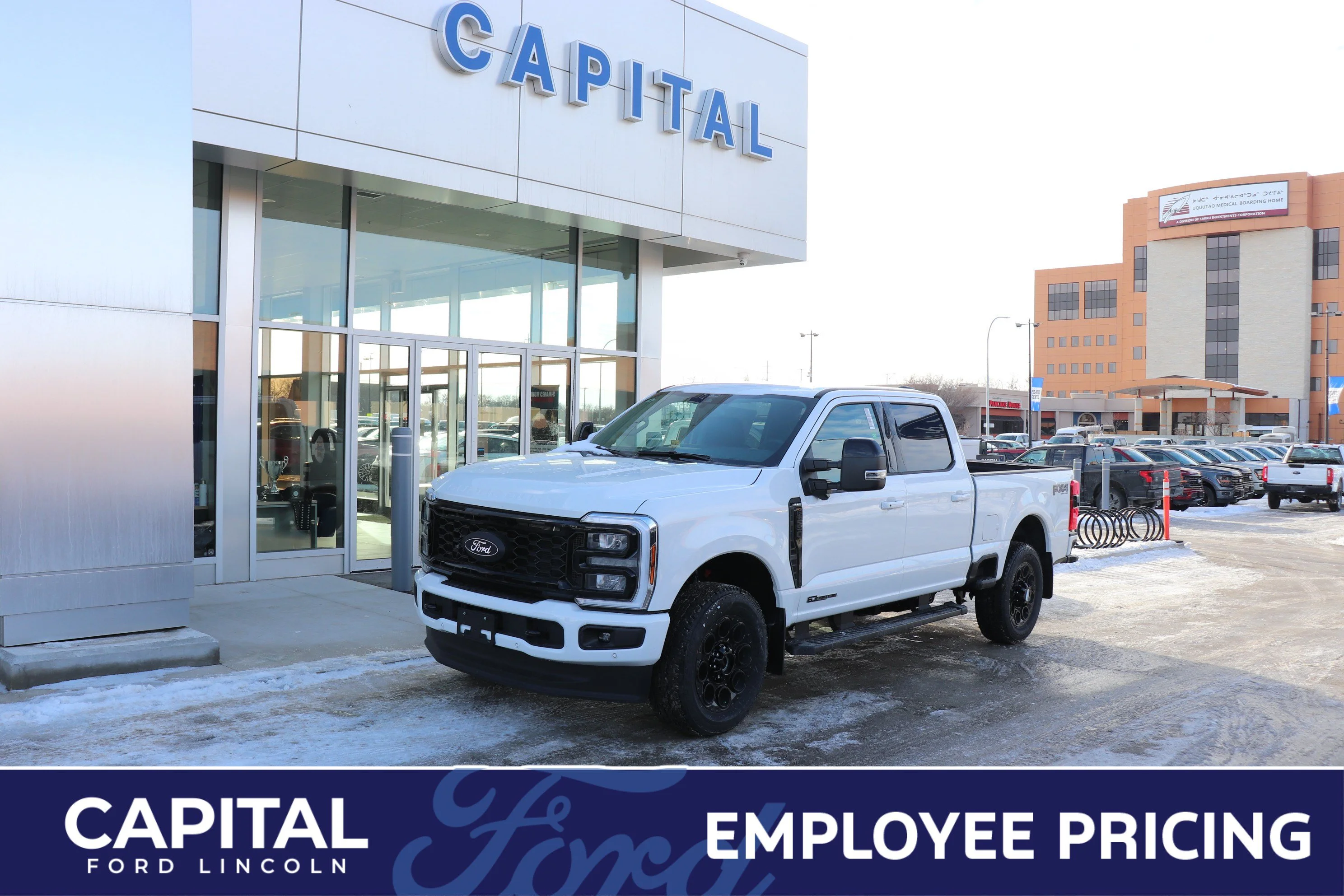 New 2026 Star White Metallic Tri-Coat Ford LARIAT image 1