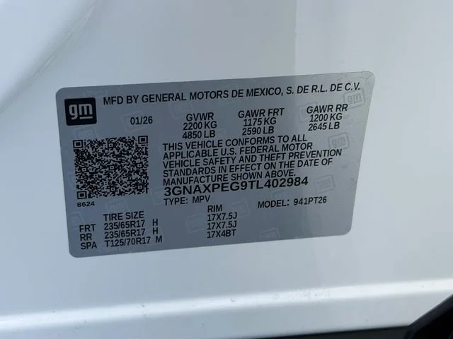 New 2026 Summit White Chevrolet LT image 12