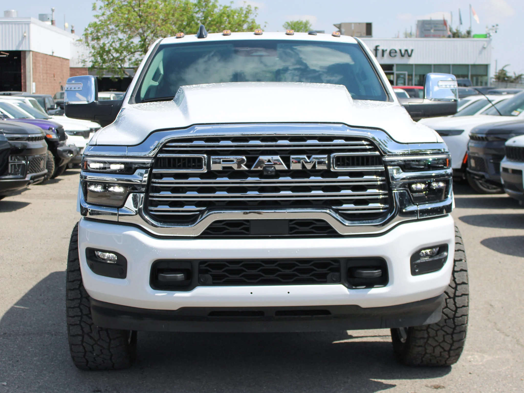 New 2026 White RAM Limited Longhorn*, 2 Inch BDS Lift, Forged 22 Inch Wheels, 35 Inch Tires image 15