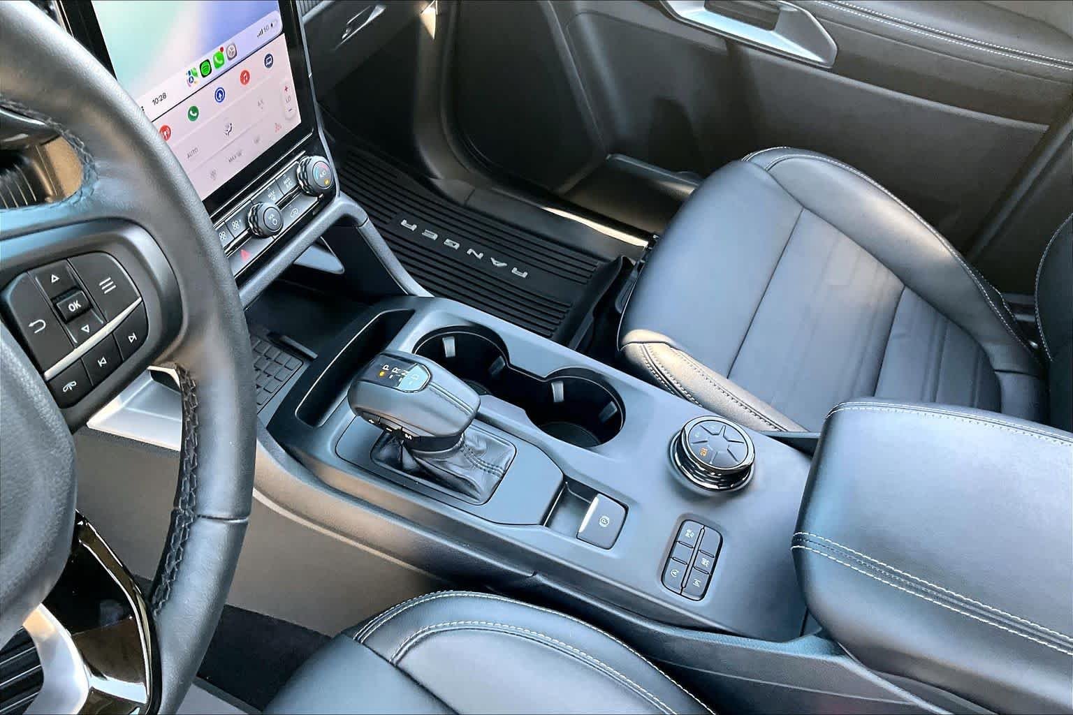 Used 2024 Azure Gray Metallic Tri-Coat Ford LARIAT image 16